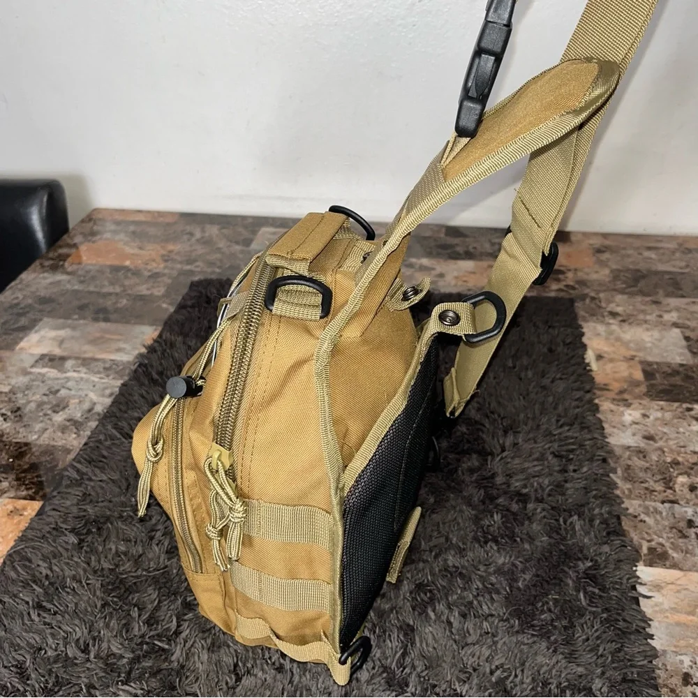 Tactical Gear Shoulder Bag Multi-Use Crossbody for Phone, Tools, Everyday Carry”